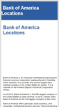 Mobile Screenshot of bankofamericalocation.org